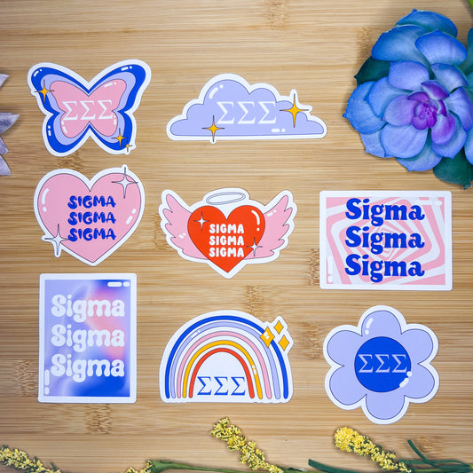 Tri Sigma Sticker Pack