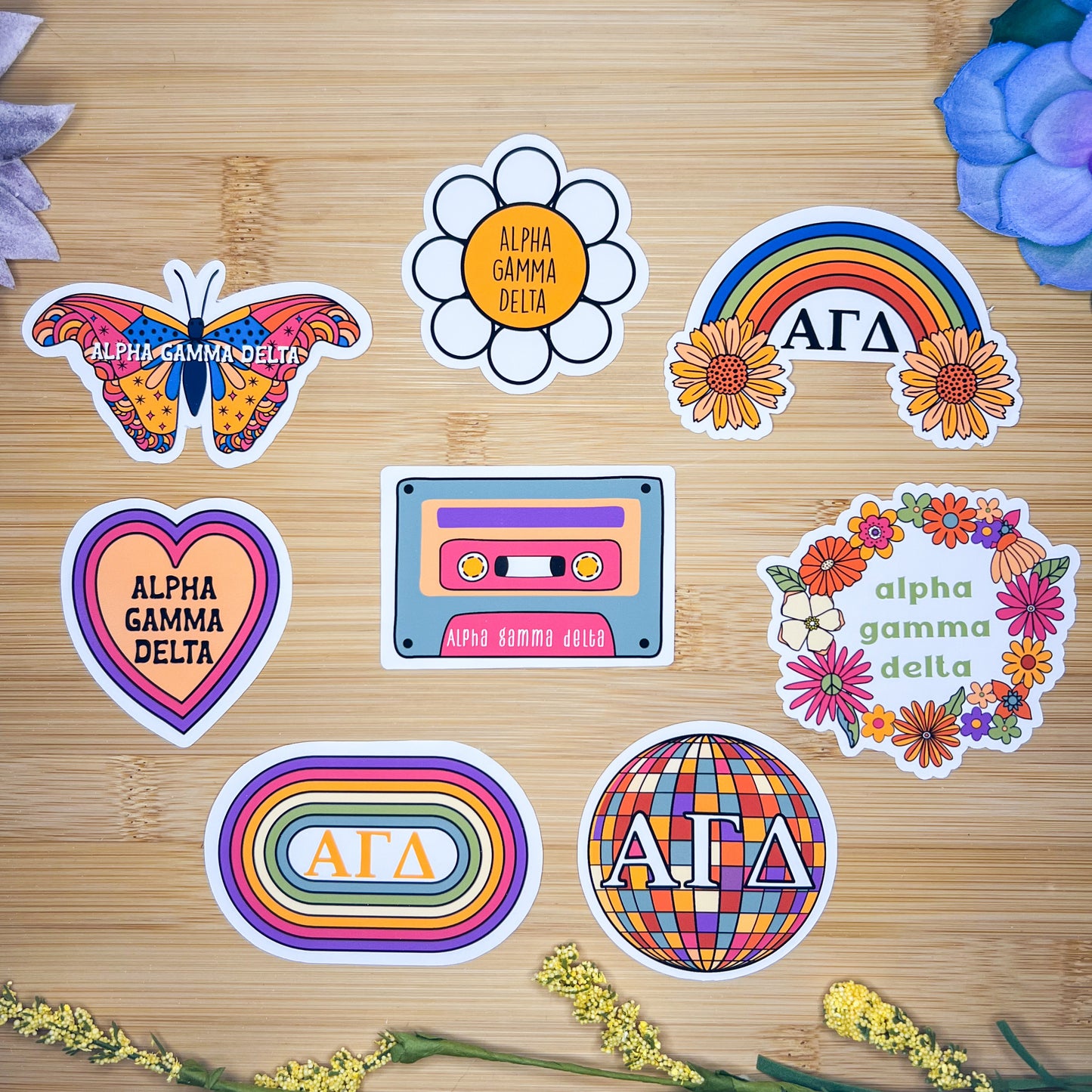 Alpha Gamma Delta Sticker Pack