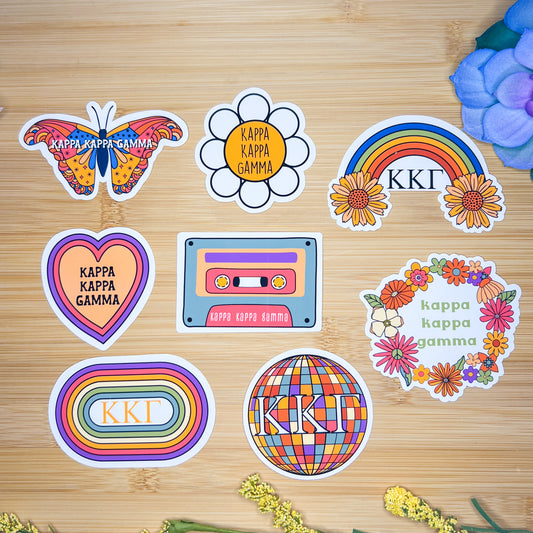 Kappa Kappa Gamma Sticker Pack