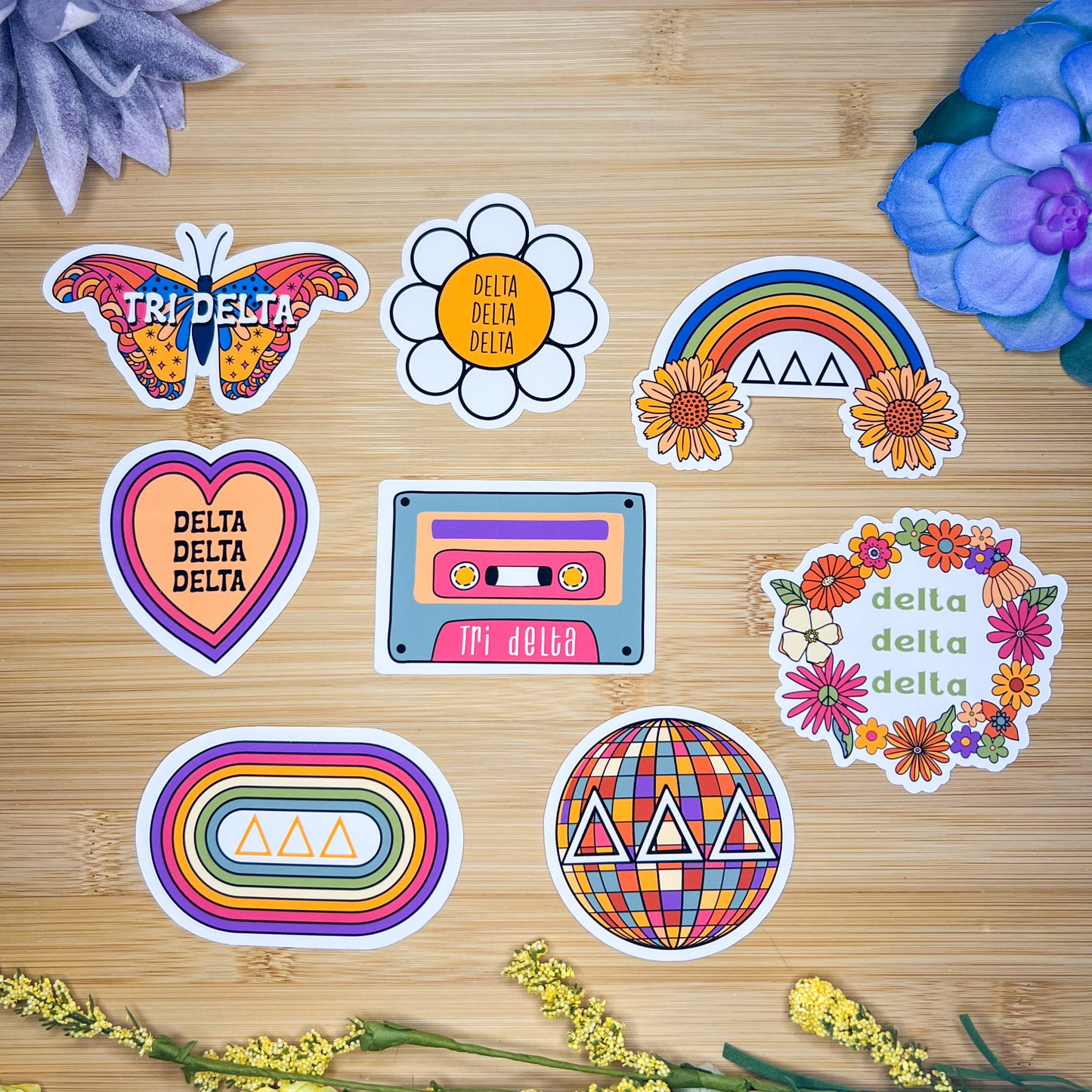 Tri Delta Sticker Pack