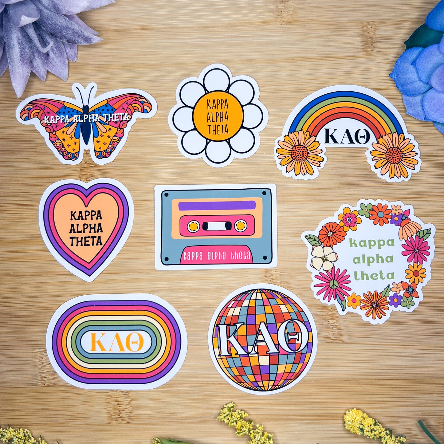 Kappa Alpha Theta Sticker Pack