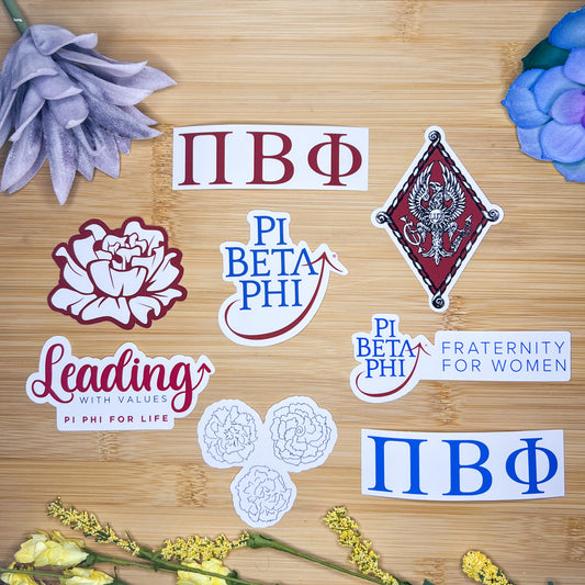 Pi Beta Phi Sticker Pack