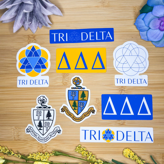 Tri Delta Sticker Pack