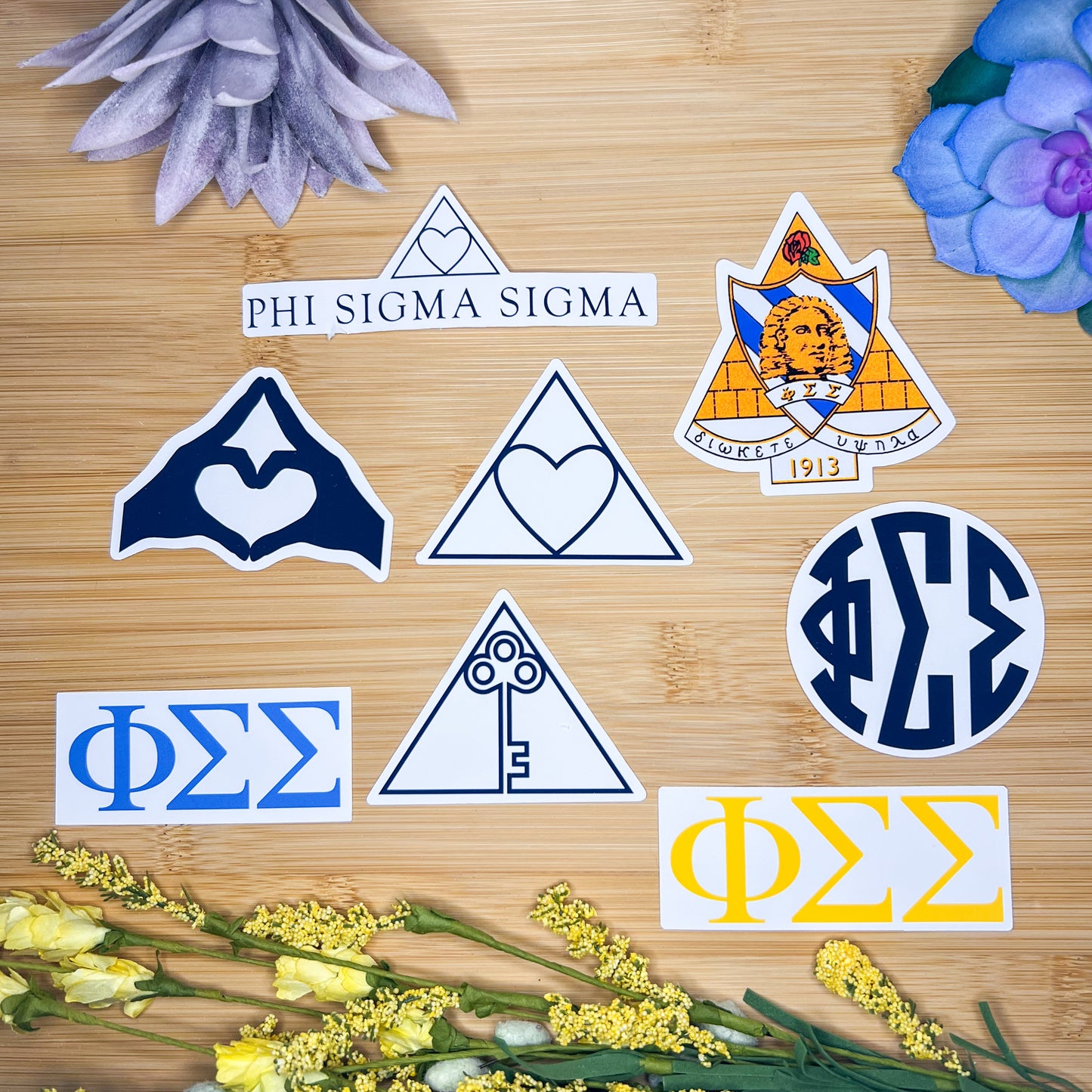 Phi Sigma Sigma Sticker Pack