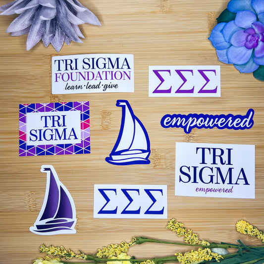 Tri Sigma Sticker Pack