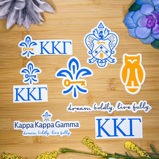 Kappa Kappa Gamma Sticker Pack