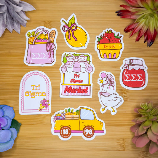 Tri Sigma Sticker Pack