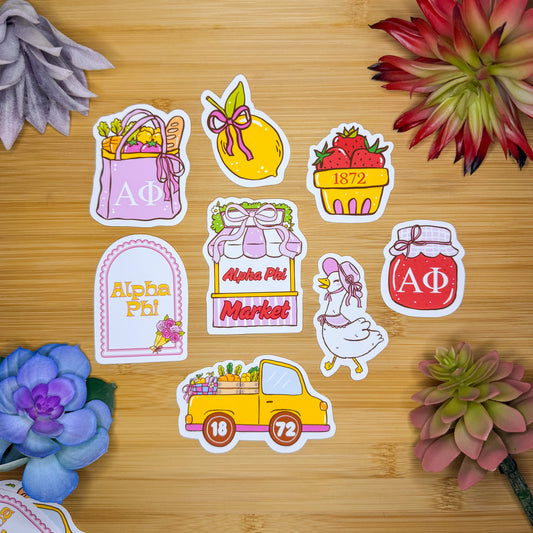 Alpha Phi Sticker Pack