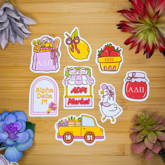 Alpha Delta Pi Sticker Pack