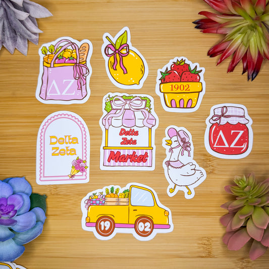 Delta Zeta Sticker Pack