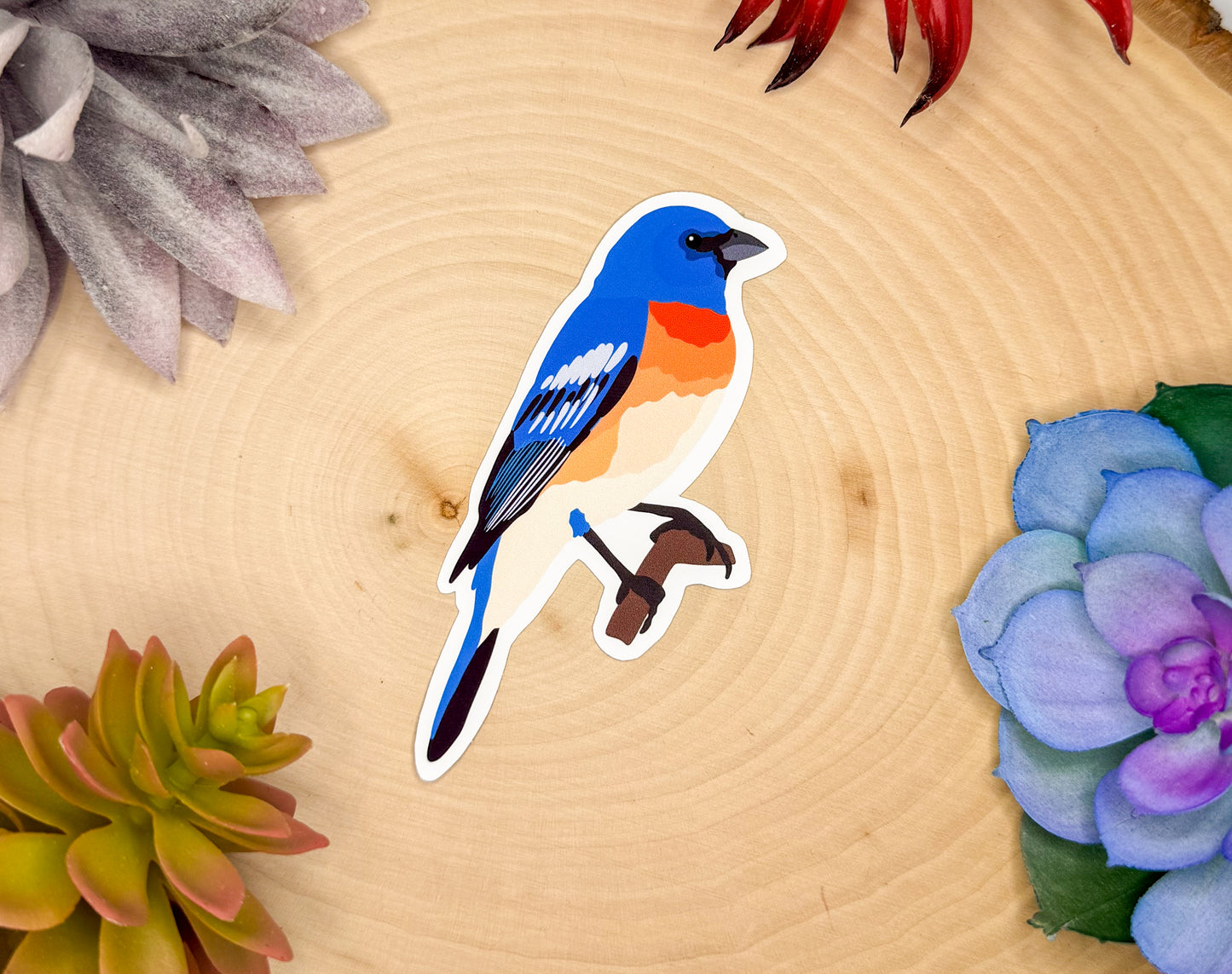 Lazuli Bunting Sticker