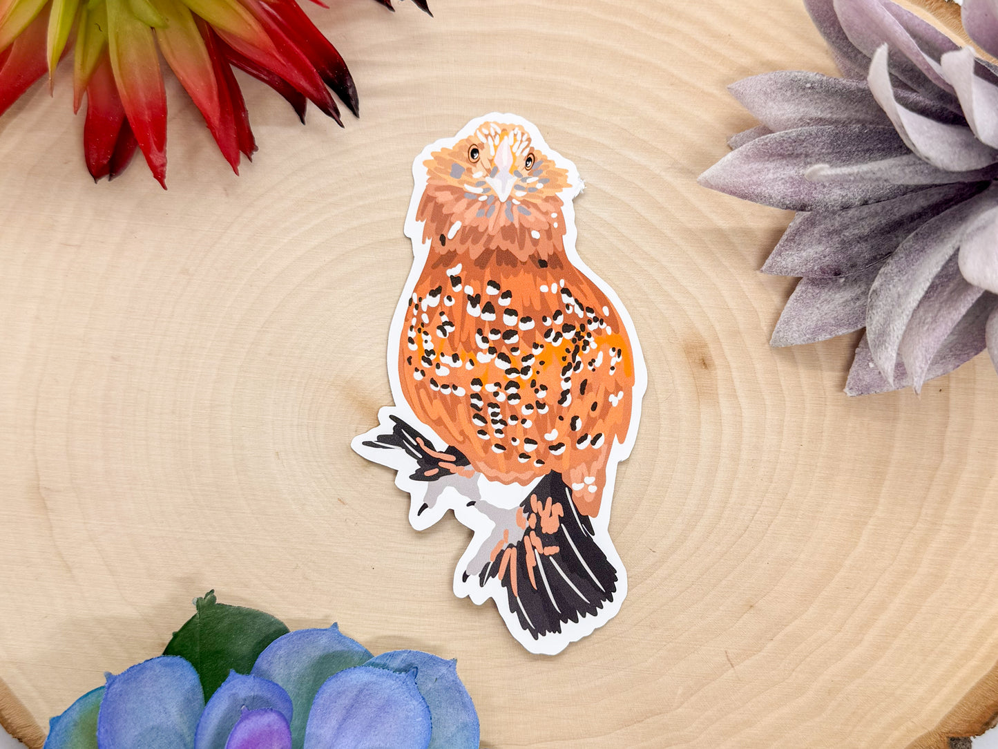 Mille Fluer D'uccle Chicken Sticker