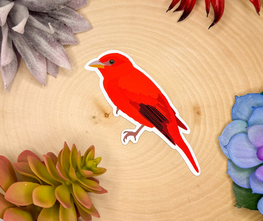 Summer Tanager Sticker