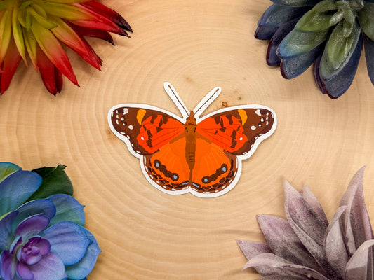 American Lady Sticker