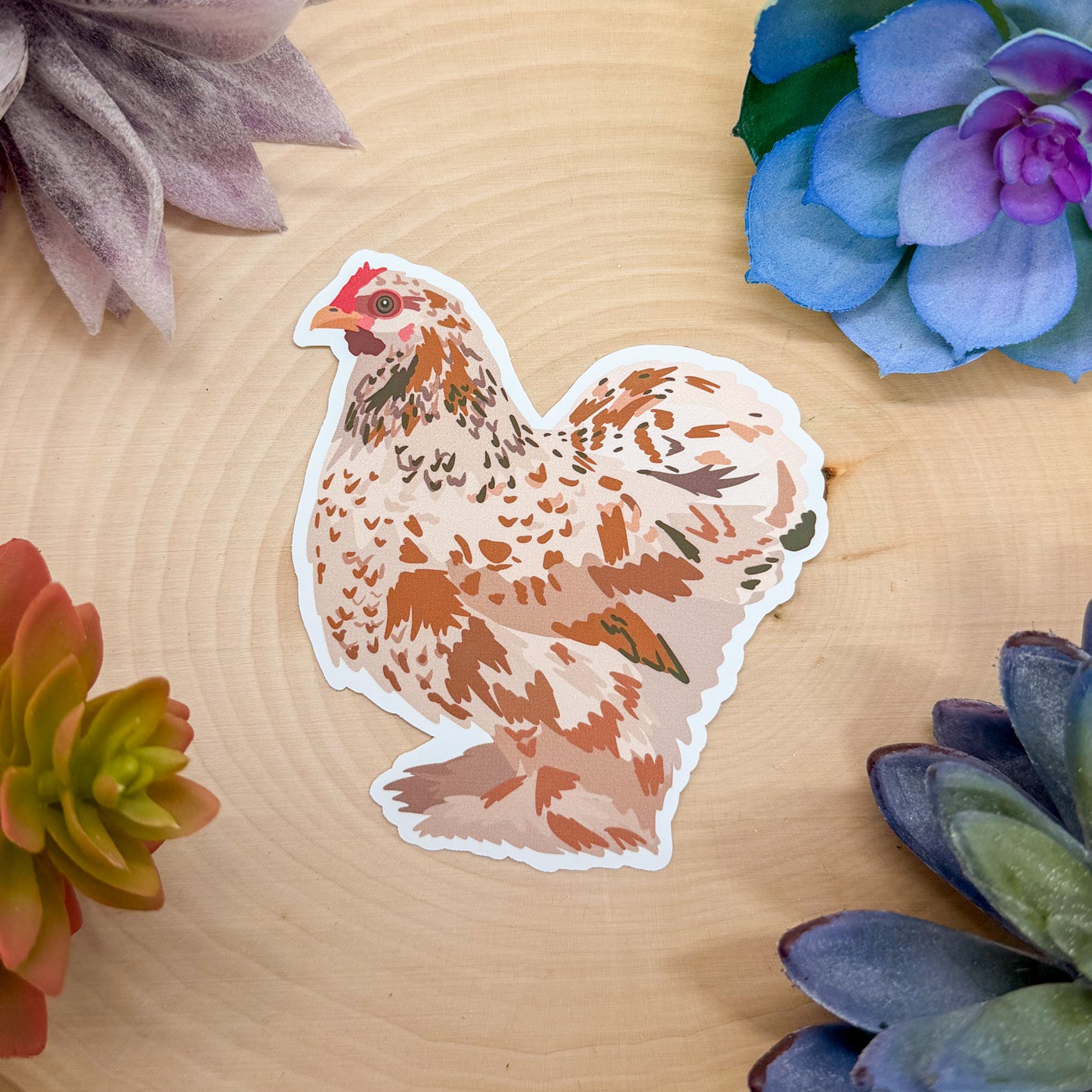 Bantam Cochin Chicken Sticker