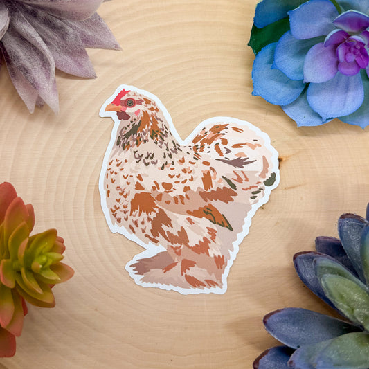 Bantam Cochin Chicken Sticker