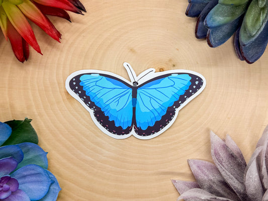 Blue Morpho Sticker