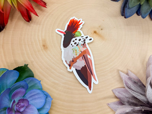 Dot Eared Coquette Sticker