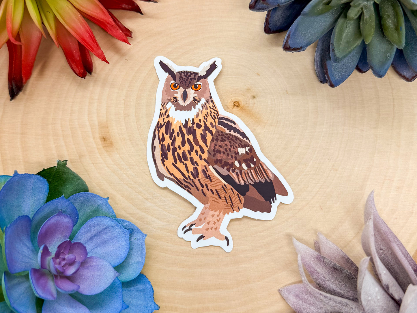Eurasian Eagle Owl Sticker