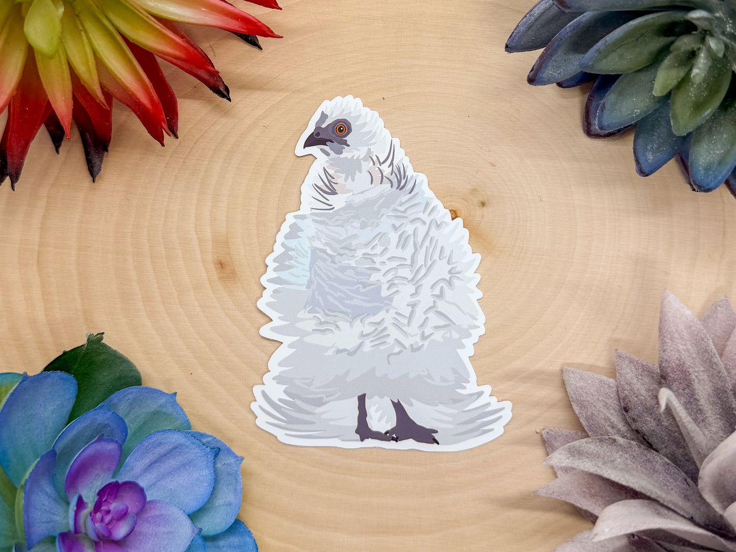 Frizzle Chicken Sticker