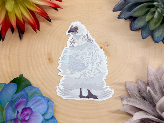Frizzle Chicken Sticker