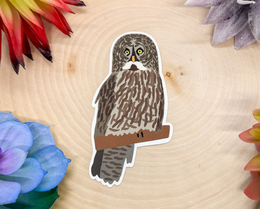 Great Gray Owl Sticker