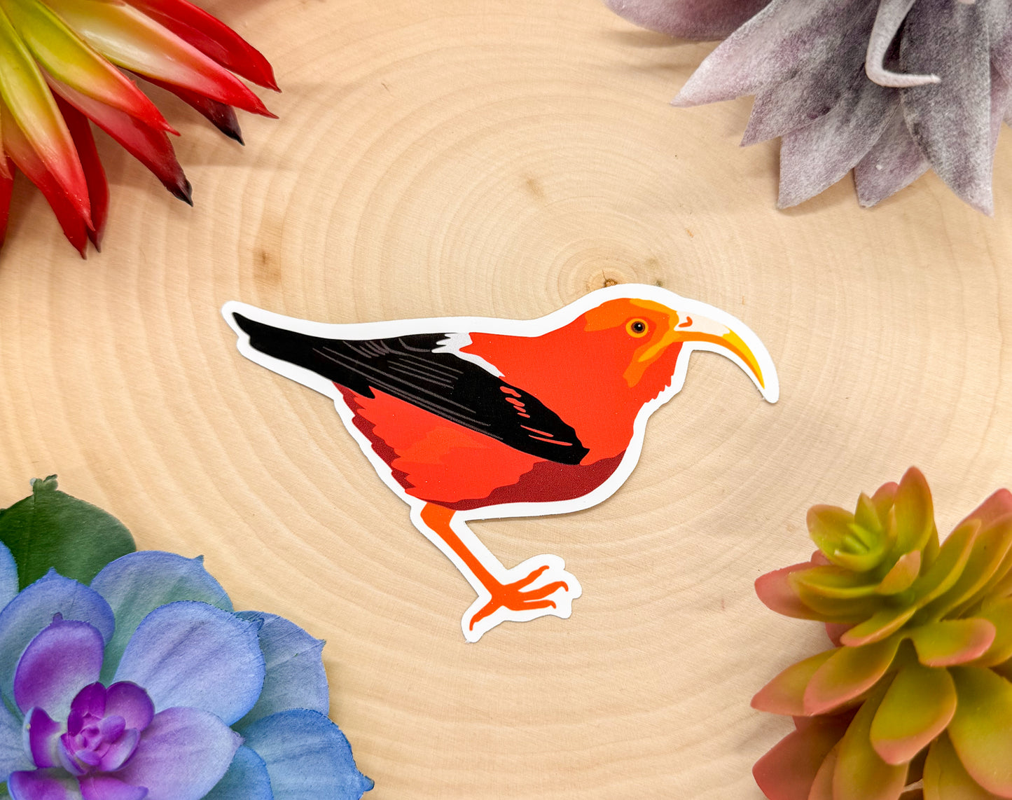 Hawaiian Honeycreeper Sticker