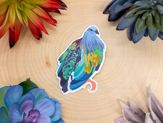 Nicobar Pigeon Sticker