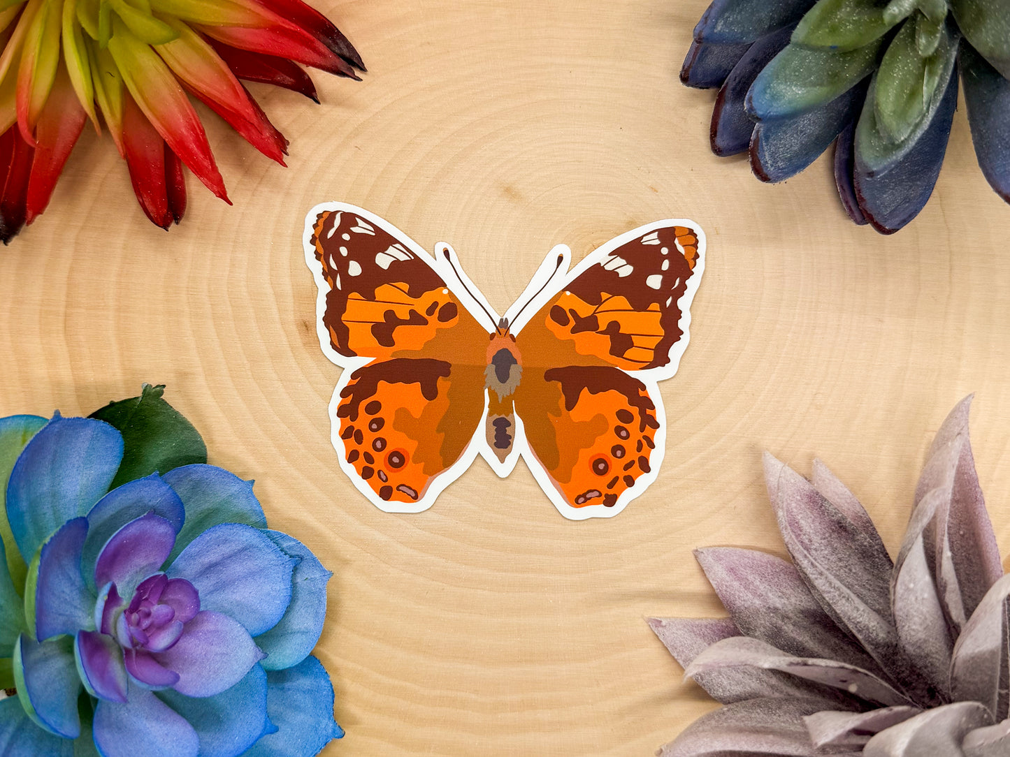 Painted Lady Sticker