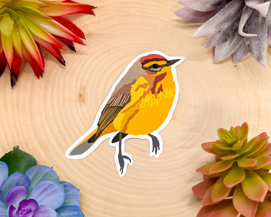 Palm Warbler Sticker