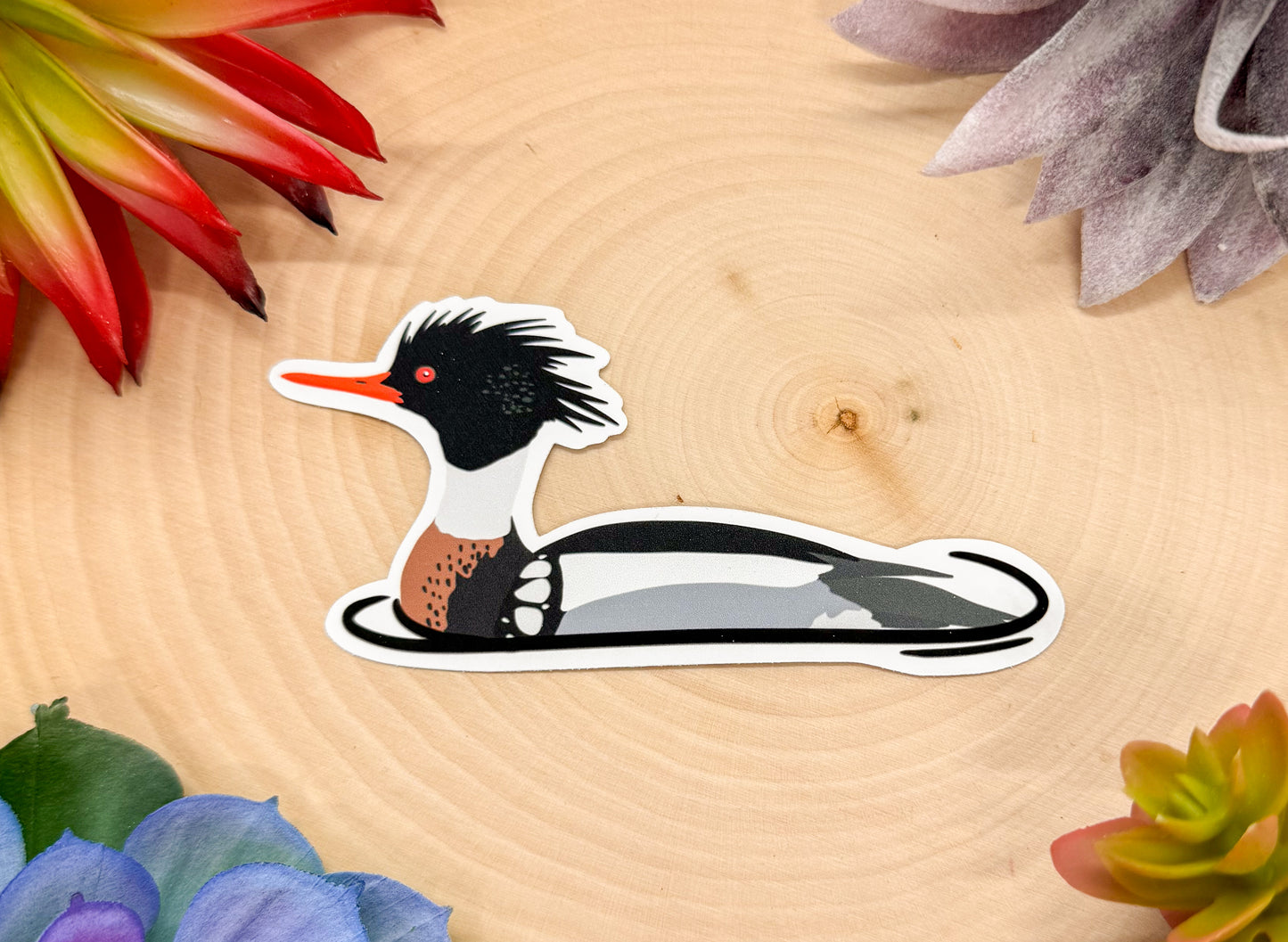 Red Breasted Merganser Sticker