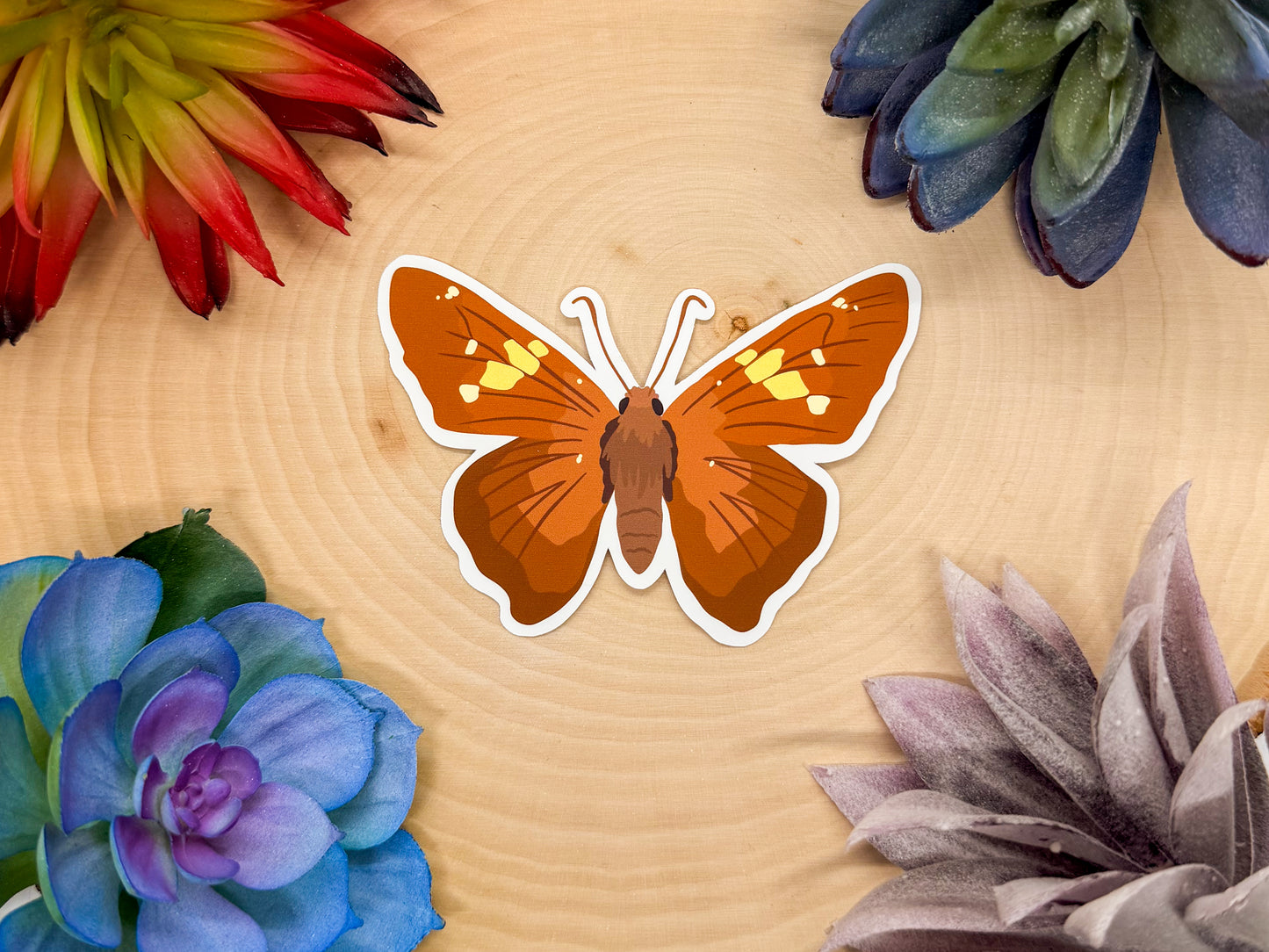 Silver Spotted Skipper Sticker