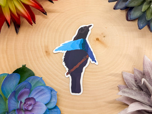Superb Bird Of Paradise Sticker