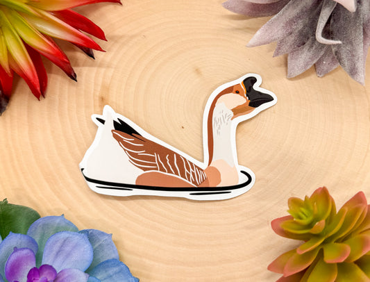 Domestic Swan Goose Sticker