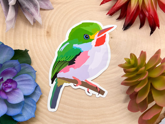 Puerto Rican Tody Sticker
