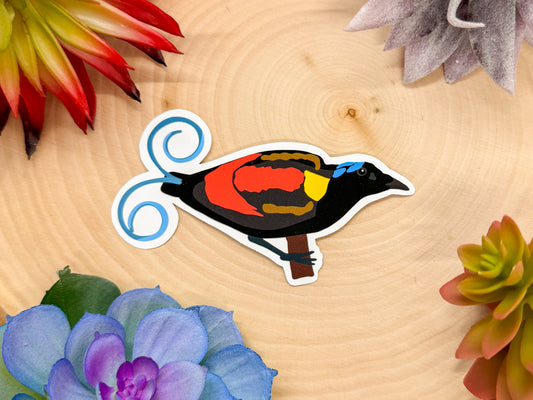 Wilson's Bird Of Paradise Sticker