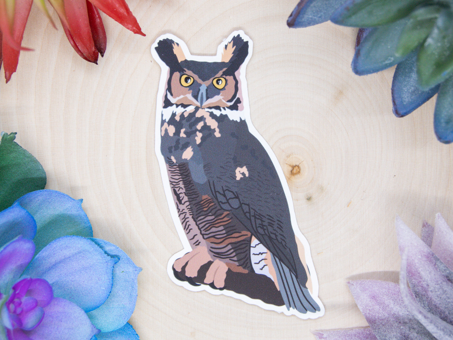 Great Horned Owl Sticker