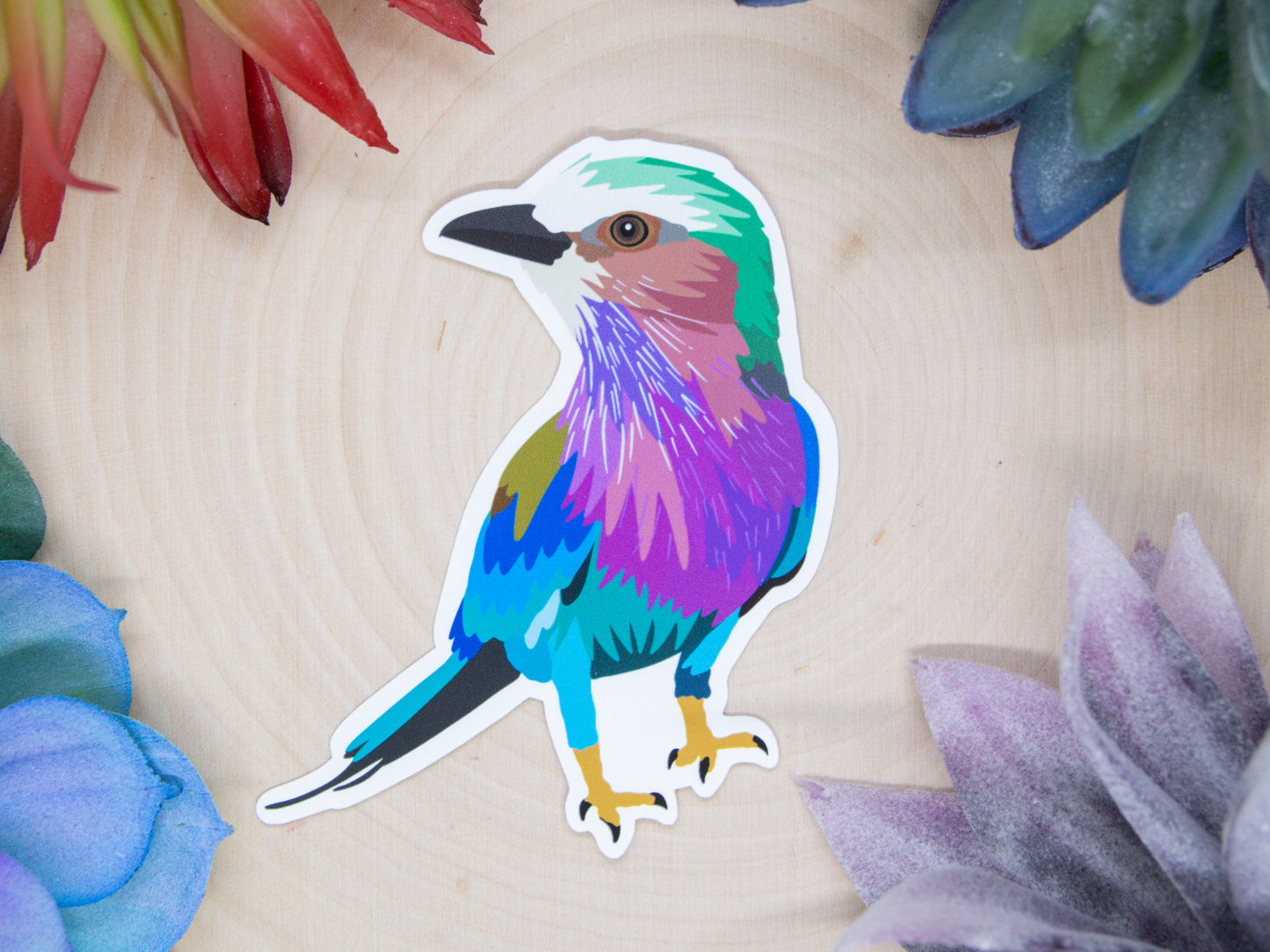 Lilac Breasted Roller Sticker