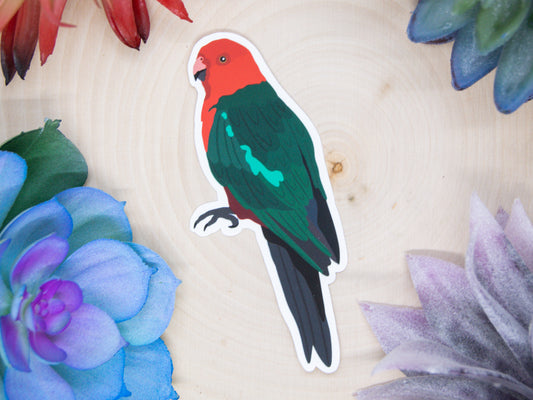 Australian King Parrot Sticker