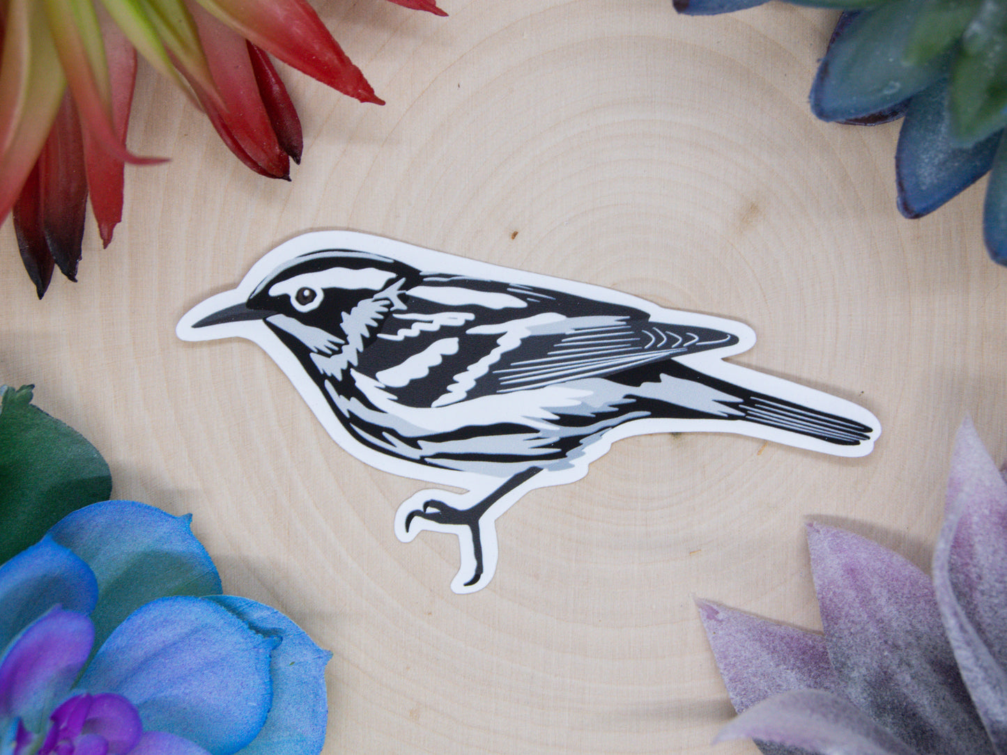 Black And White Warbler Sticker