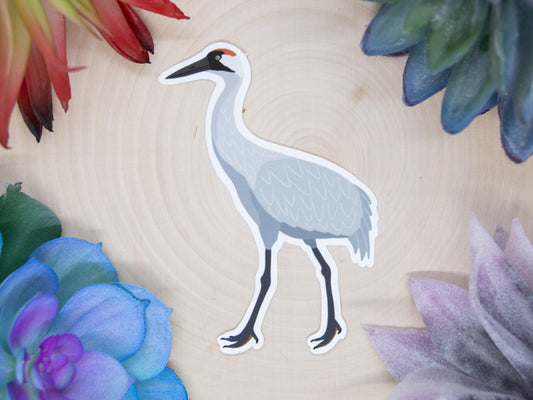 Whooping Crane Sticker