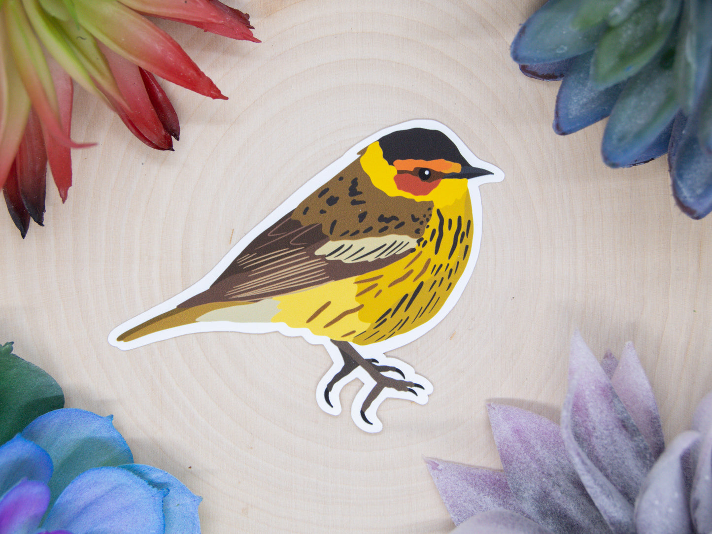 Cape May Warbler Sticker