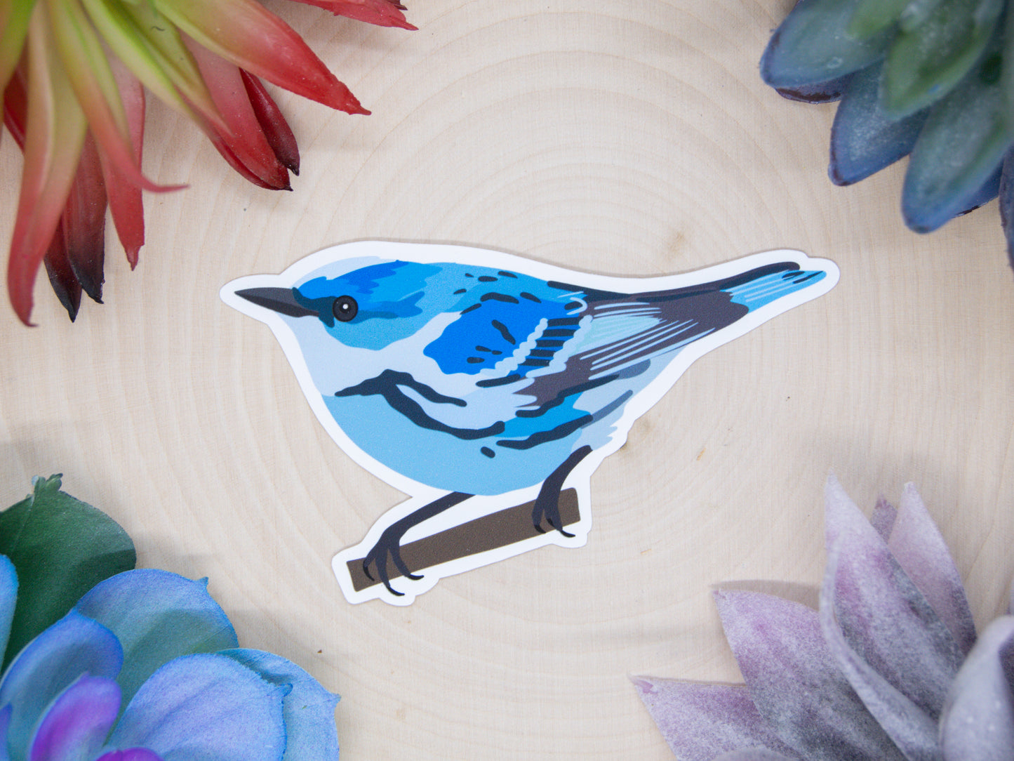 Cerulean Warbler Sticker