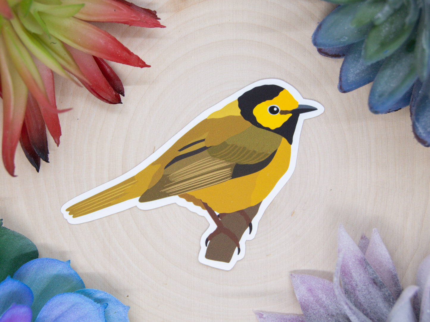 Hooded Warbler Sticker