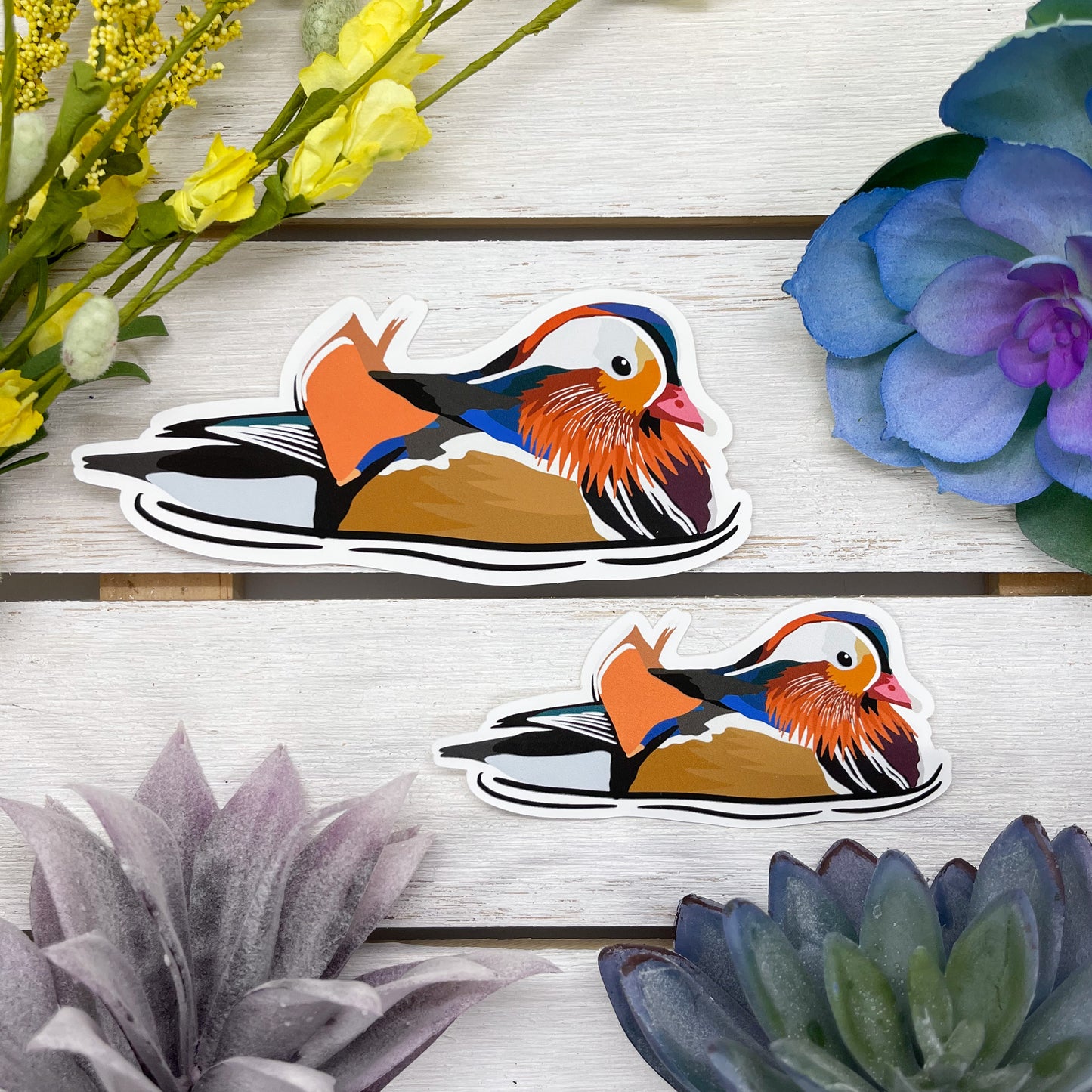 Mandarin Duck Sticker