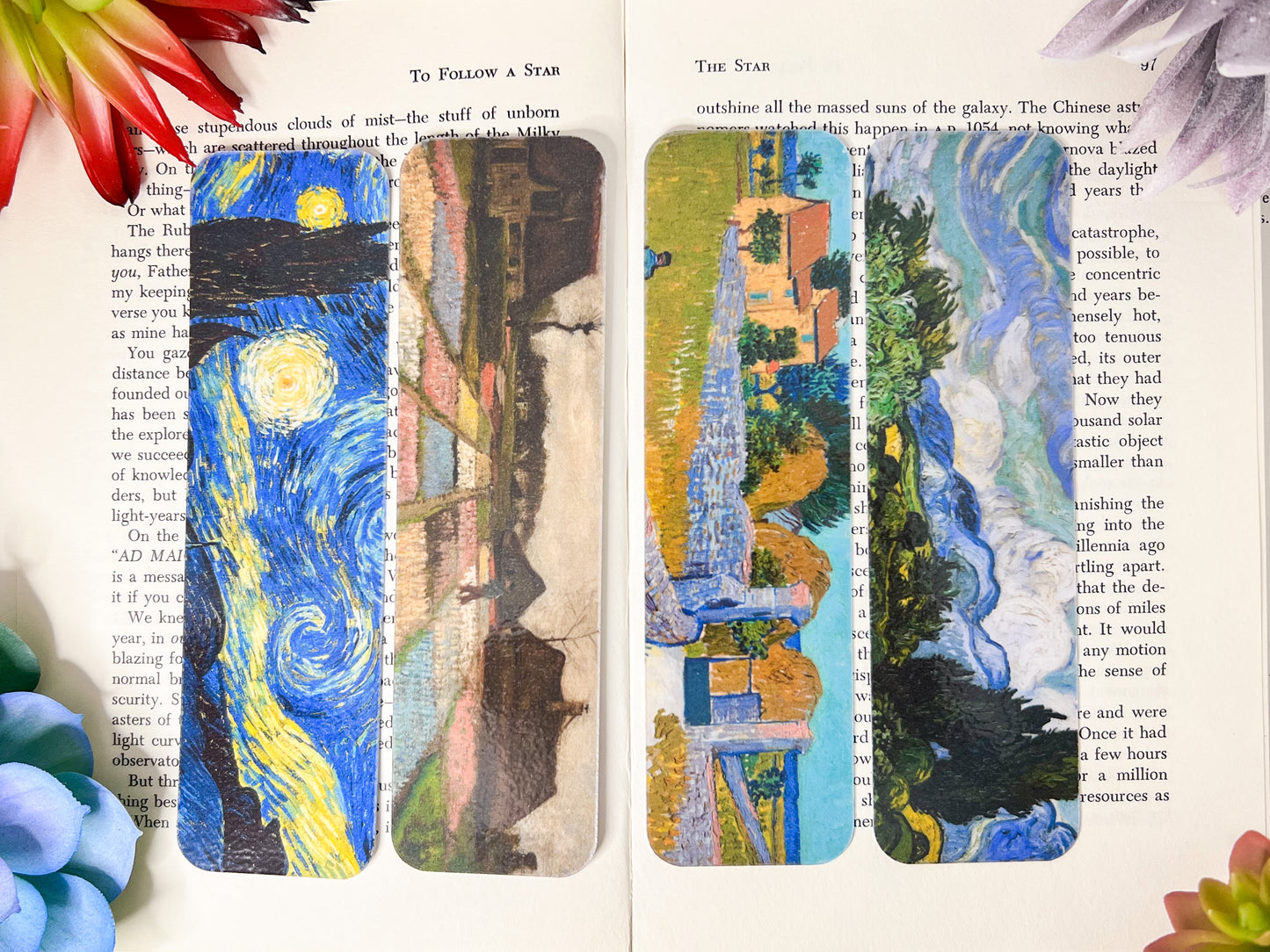 Van Gogh Bookmarks Set Of 4