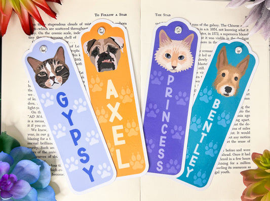 Custom Pet Bookmark