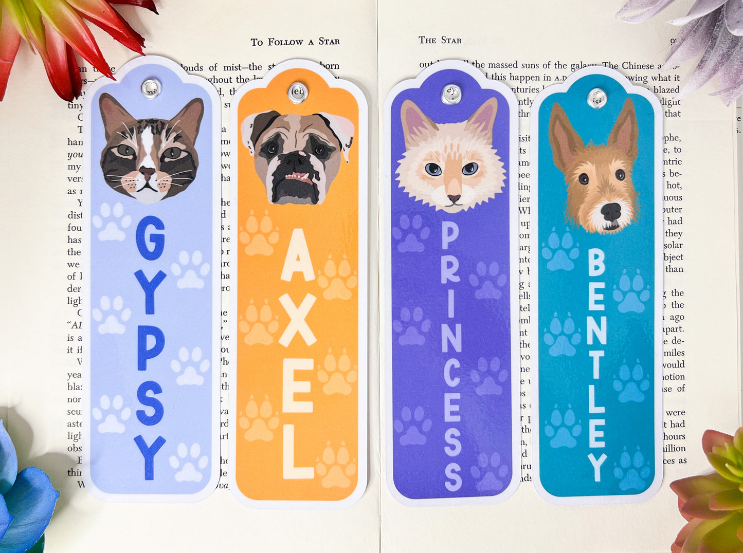 Custom Pet Bookmark