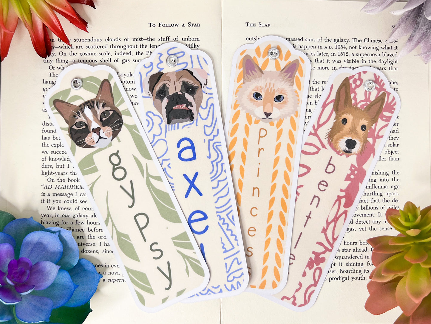 Custom Pet Bookmark