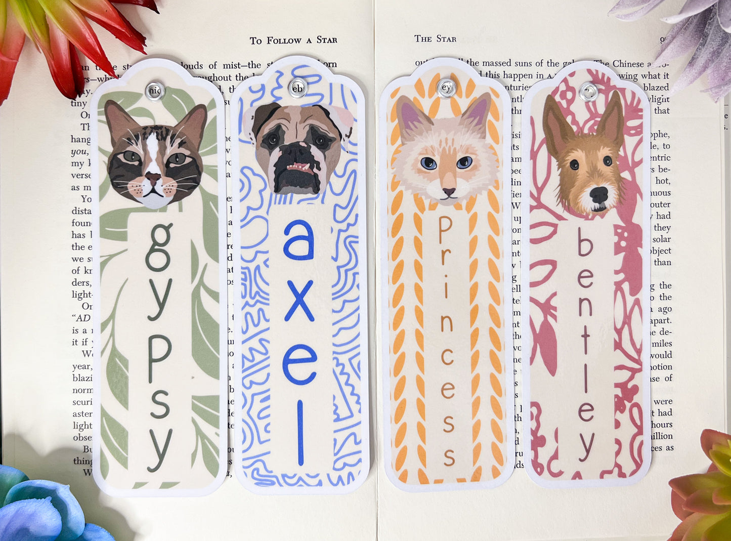 Custom Pet Bookmark